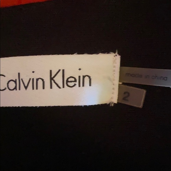 Black fitted Calvin Klein dress - Picture 4 of 4